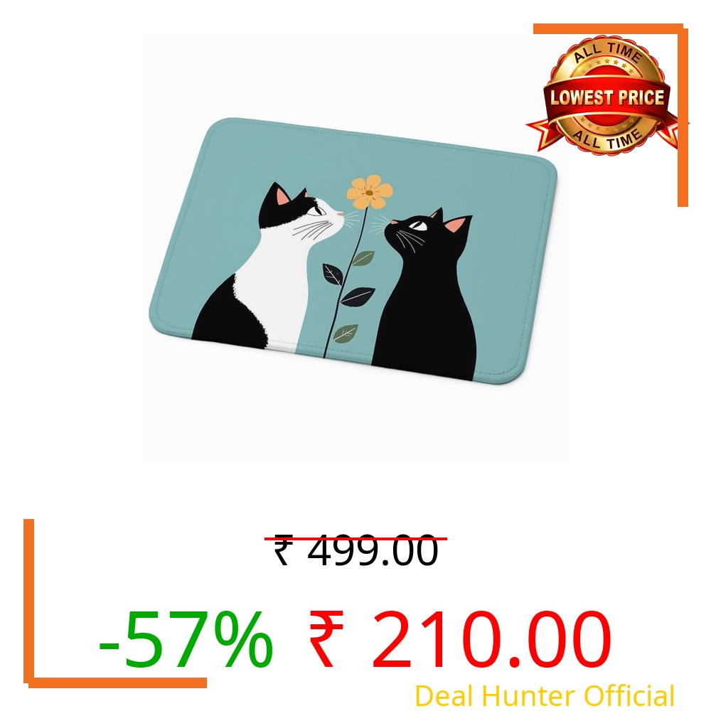 ESSENSI 9x7 Inch Anti-Fray Mousepad – 30+ Trendy Designs | Non-Slip Rubber Base | Gaming, Anime, Aesthetic Themes | Ideal for Students & Professionals (3)